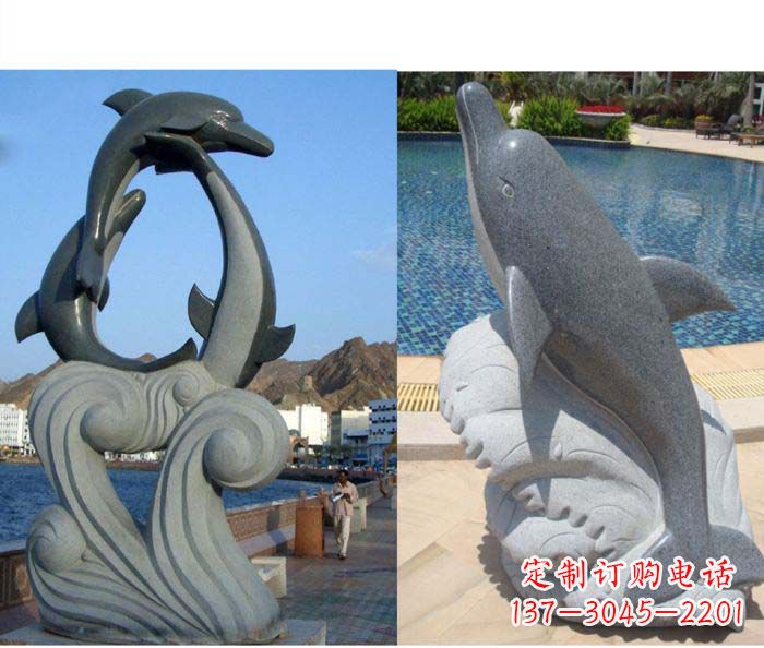 泉州艺术精细 海豚雕塑
