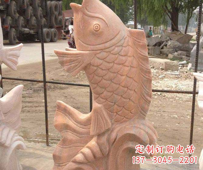 泉州红石喷泉雕塑,点亮公园景观