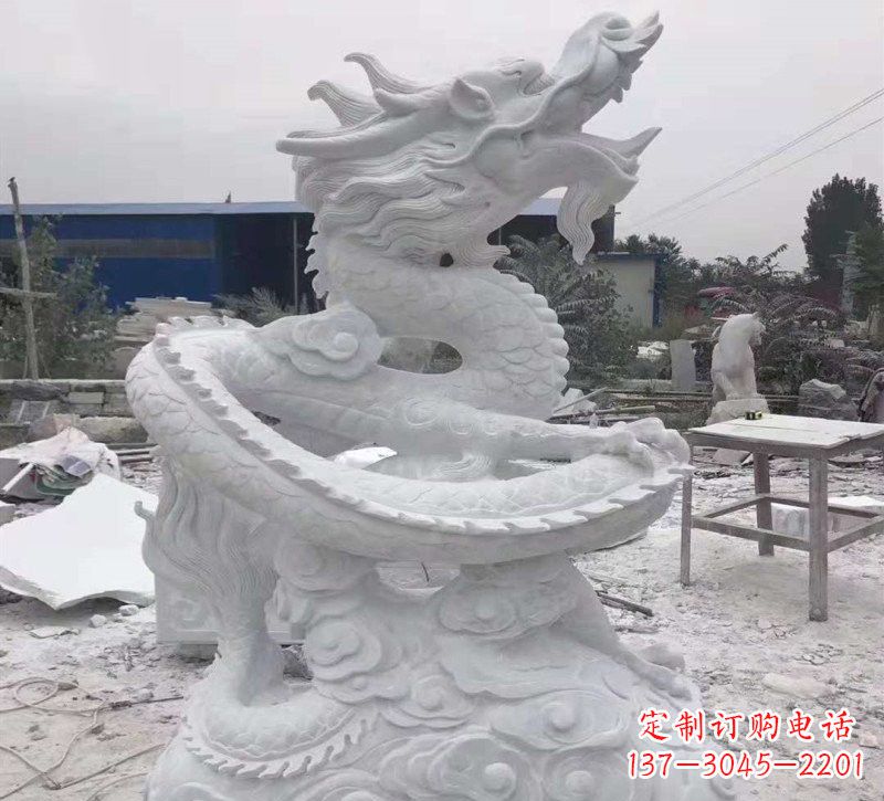 泉州公园景区盘龙石雕
