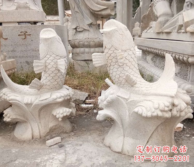 泉州公园鲤鱼喷泉景观石雕