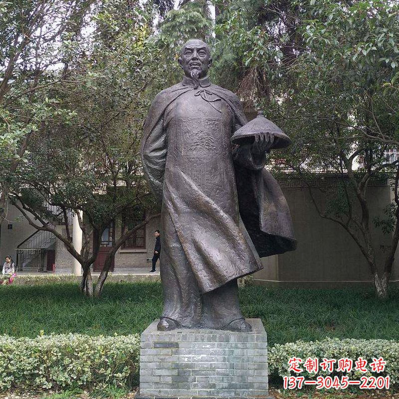 泉州传承晚清民族英雄林则徐精铸雕塑