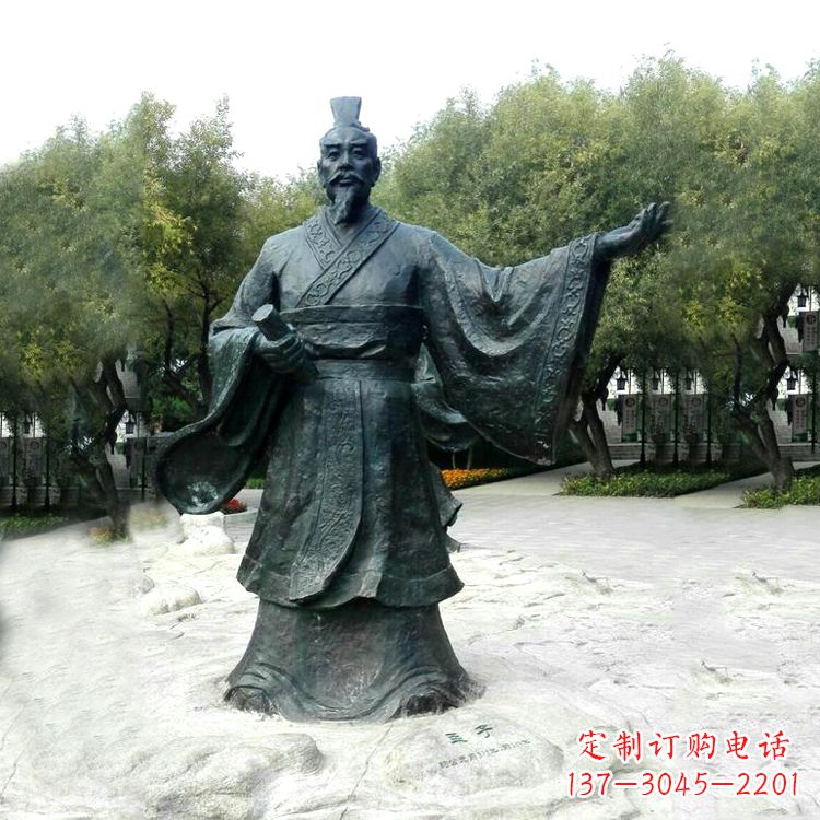 泉州孟子铜雕塑，荟萃战国时期智慧精华