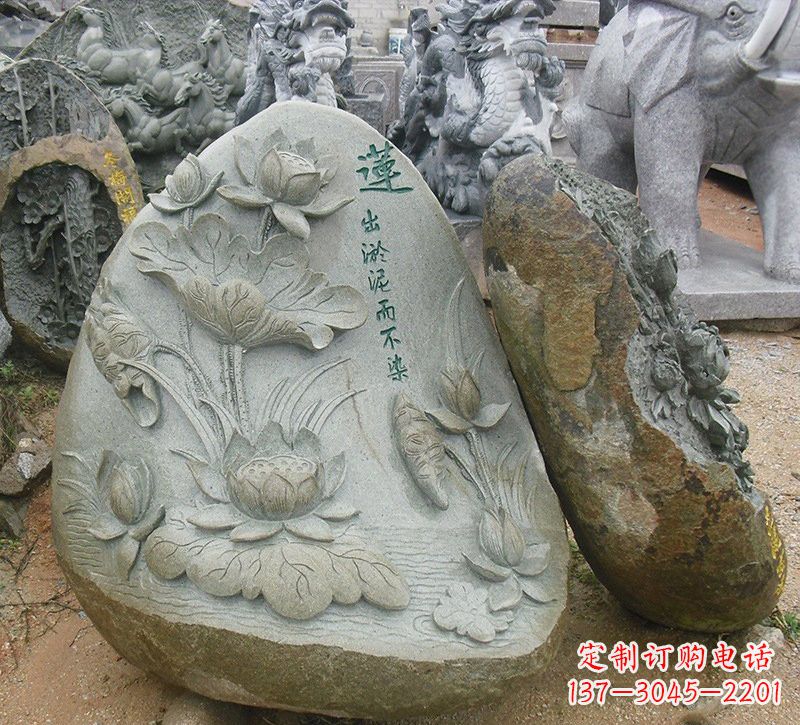 泉州以莲花为灵感的浮雕艺术