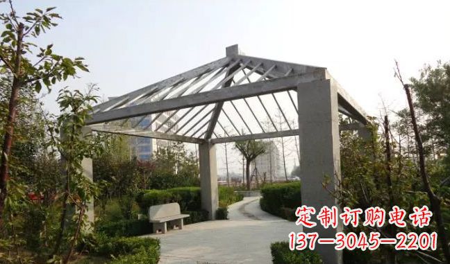 泉州精美不锈钢凉亭雕塑