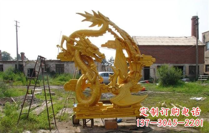 泉州产品名称“象征吉祥,唤醒美好——中领雕塑铜雕龙凤呈祥”