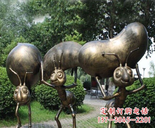 泉州雕刻精灵——蚂蚁铜雕