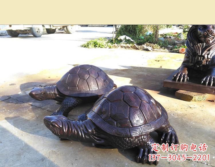 泉州温情乌龟铜雕