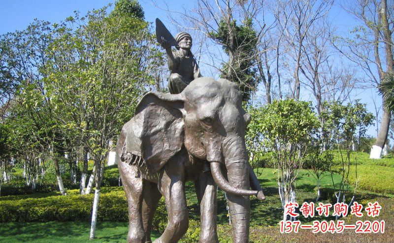 泉州 令人惊叹的大象铜雕塑