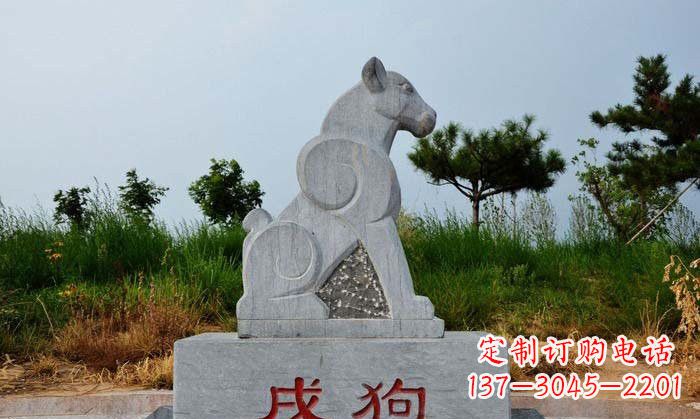 泉州青石生肖动物雕塑