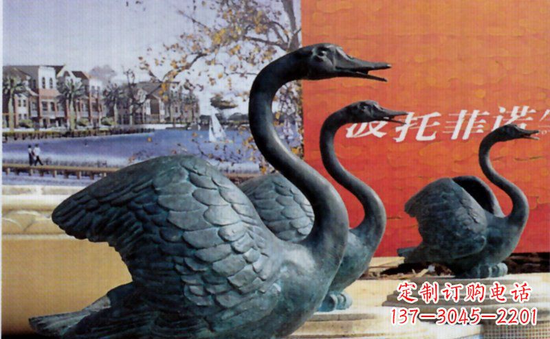 泉州优质青铜天鹅雕塑