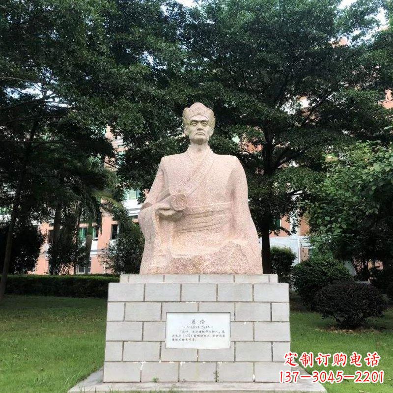泉州传承中国传统精神蔡伦砂岩人物雕塑