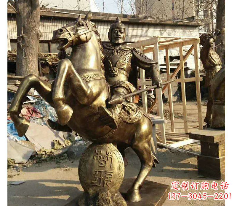 泉州高雅骑马雕塑