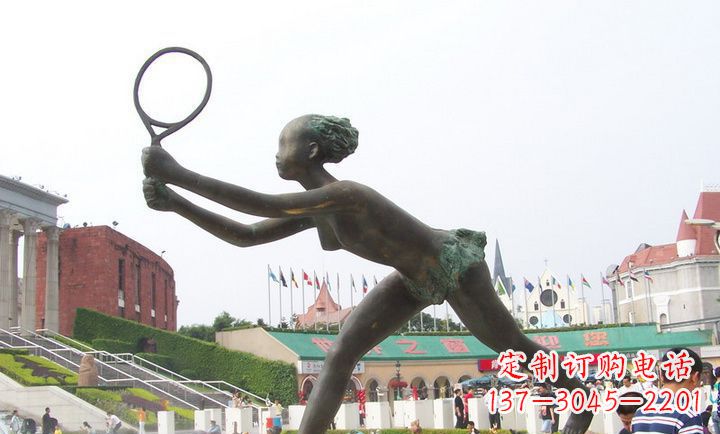 泉州精致羽毛球铜雕