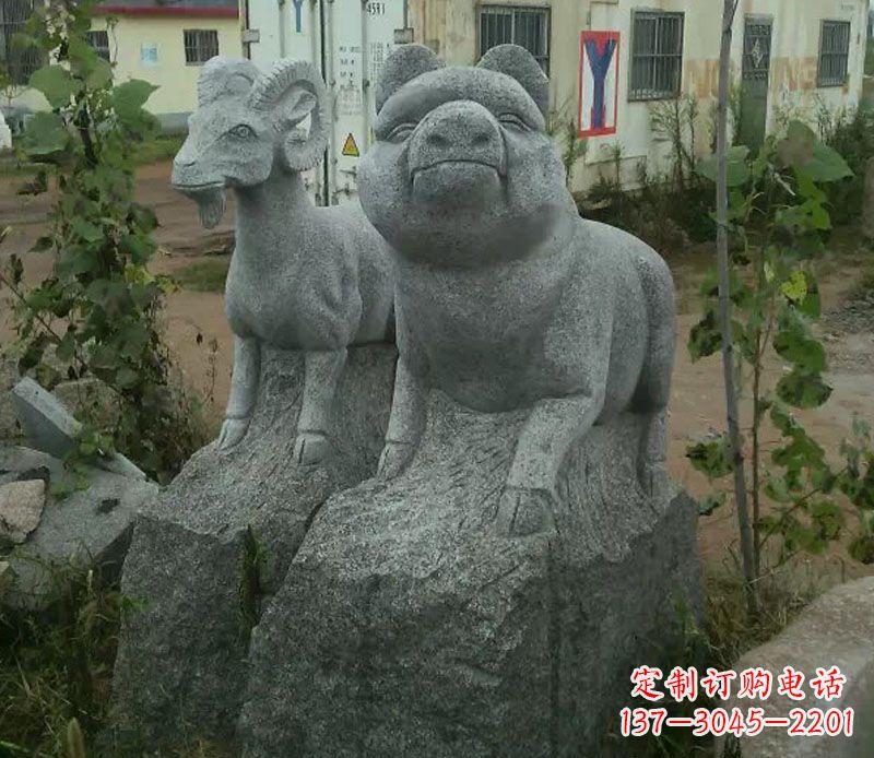 泉州优质动物猪石雕