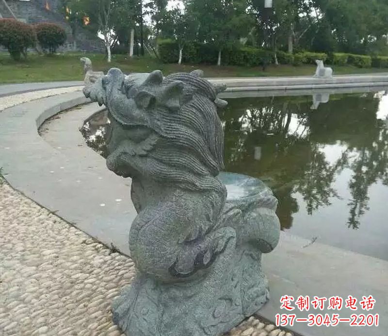 泉州中国十二生肖石雕