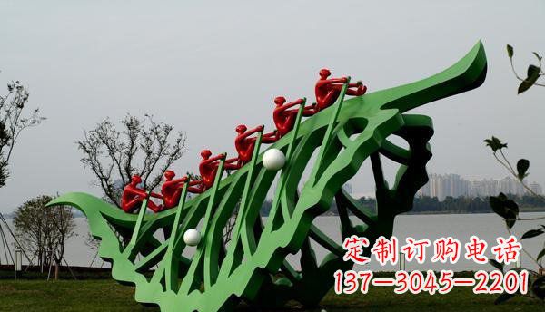 泉州公园树叶不锈钢雕塑