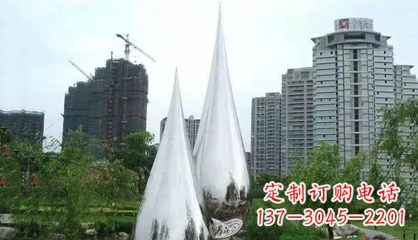 泉州不锈钢水滴雕塑