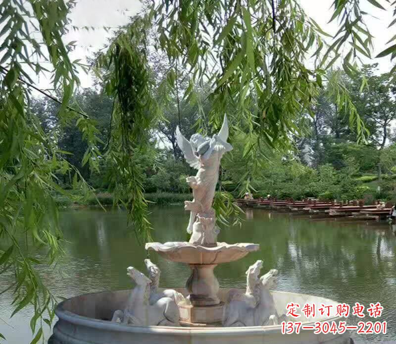 泉州公园天使景观石雕