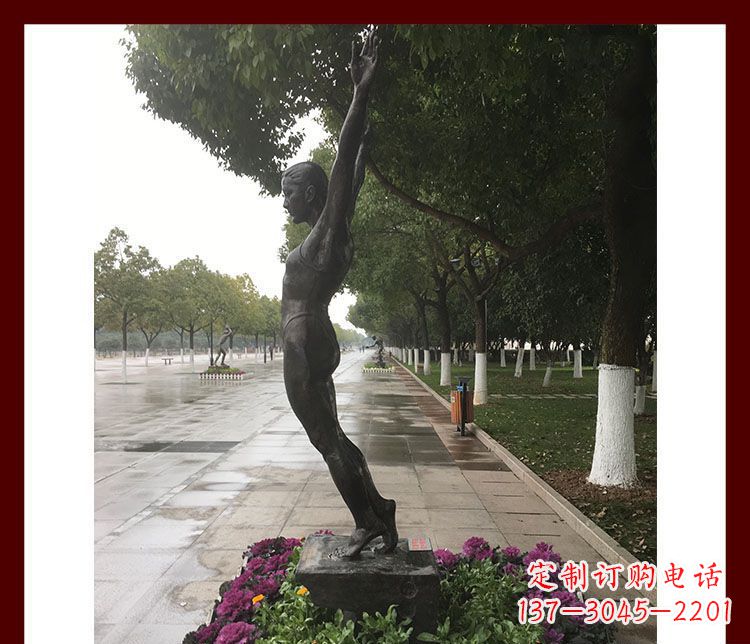 泉州产品名称青春力量——运动员铜雕