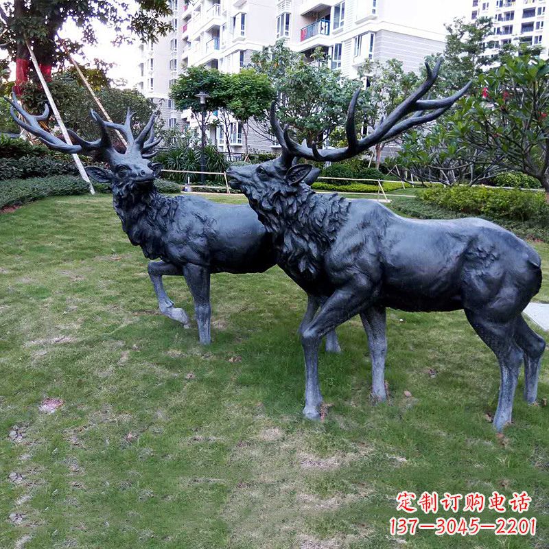 泉州自然风格动物铜雕塑