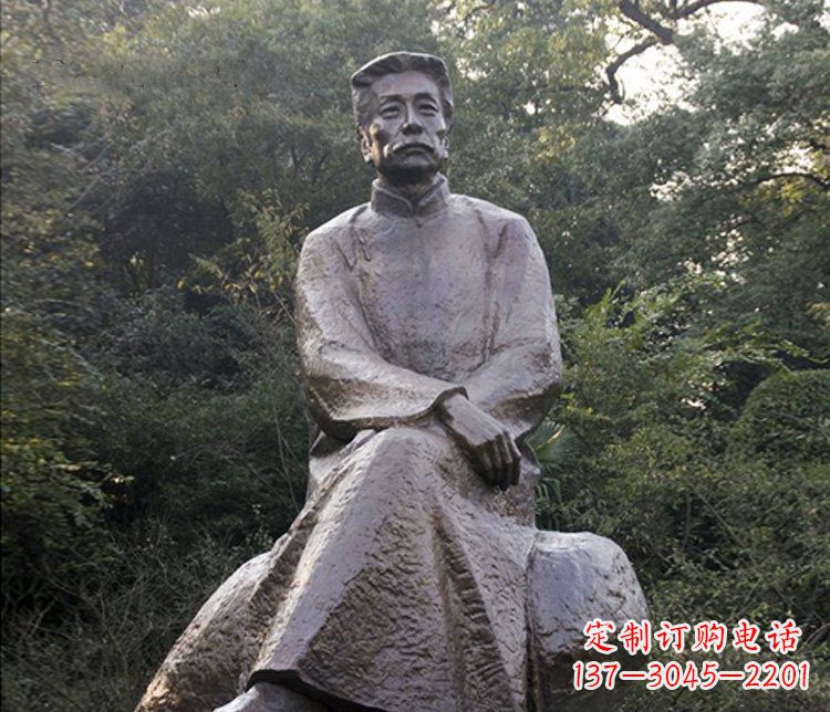 泉州高贵雄伟,全球首创,鲁迅人物铜雕塑