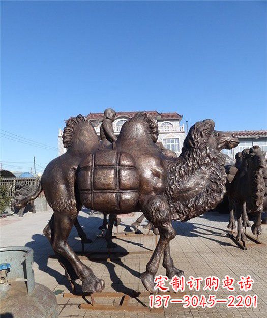泉州高端铜骆驼雕塑定制