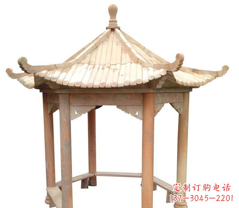 泉州精美六角凉亭雕塑