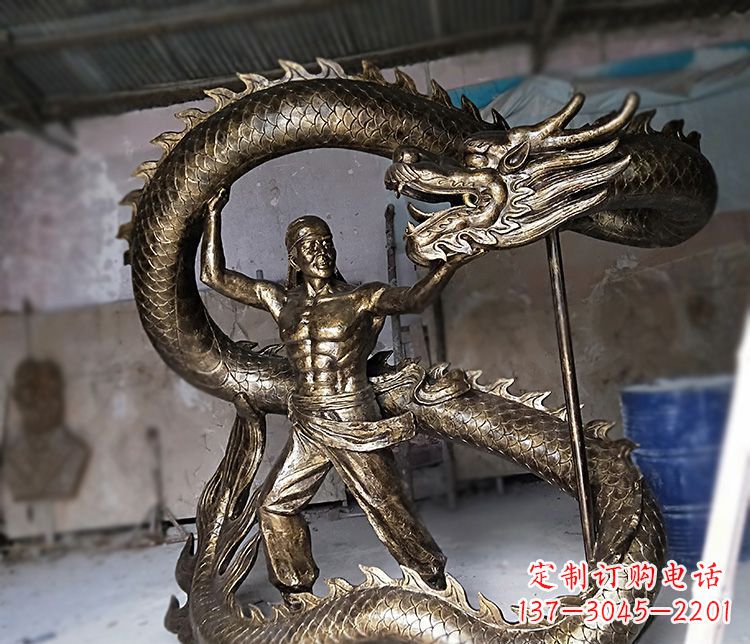 泉州高质量的文化艺术装饰铜雕龙雕塑
