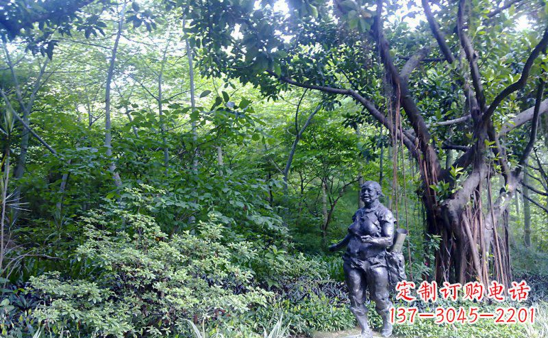 泉州铜雕西方女人人物雕塑