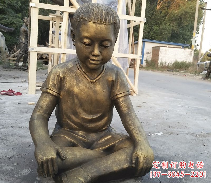 泉州孩子们的梦想-铜质儿童雕塑