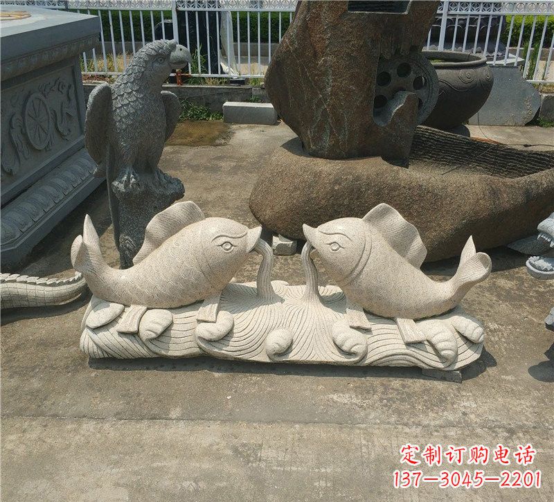 泉州优质鲤鱼石雕