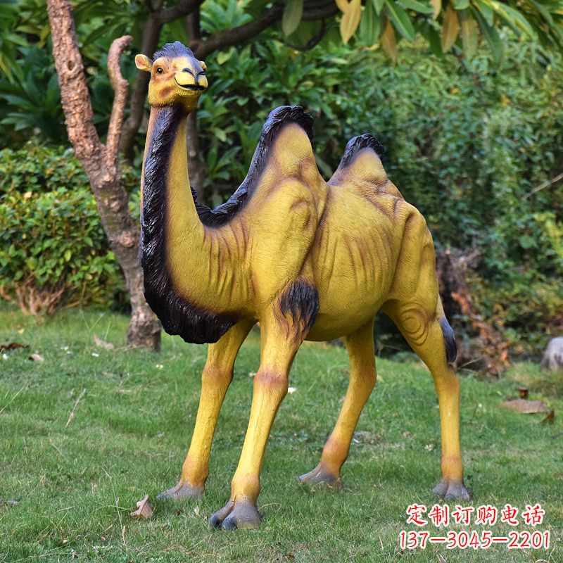 泉州骆驼雕塑精美而有趣的定制装饰品