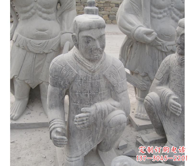 泉州精致兵马俑雕塑,给您的空间一丝古代历史
