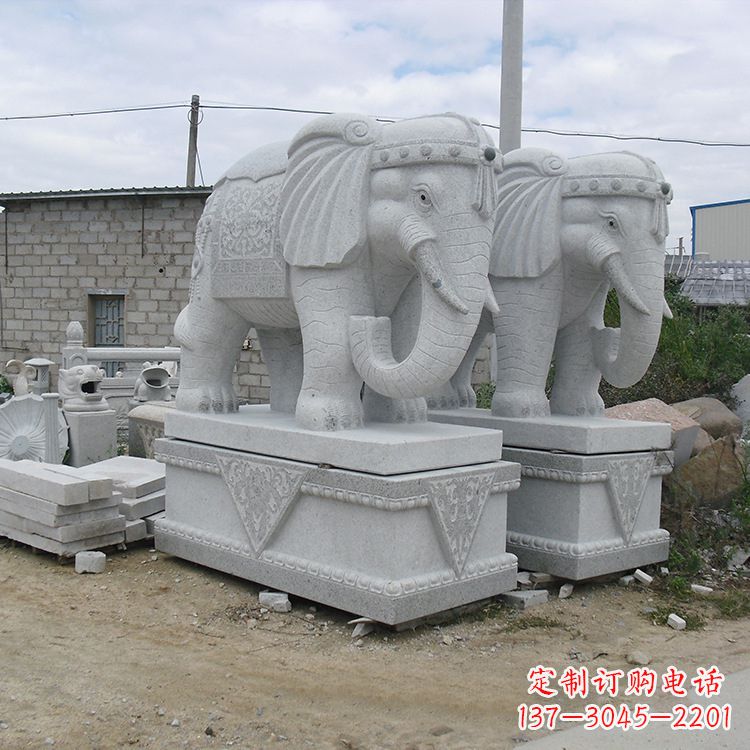 泉州古典大象石雕--融入古典文化的精美艺术品