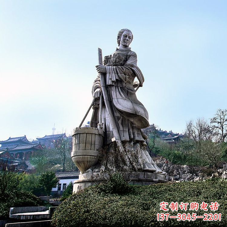 泉州古代美女文姜景观雕塑