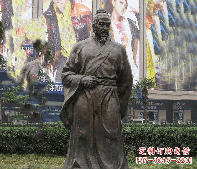 泉州古代名人李时珍铜雕