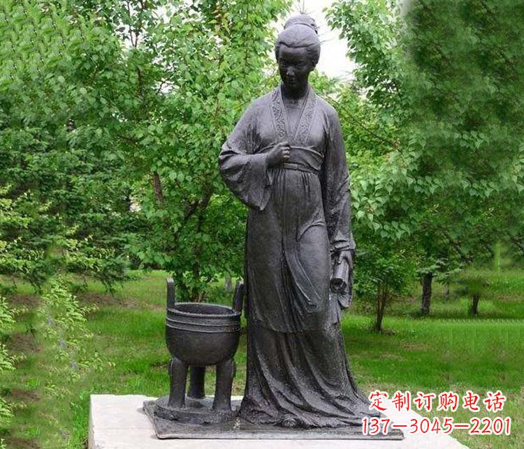 泉州李清照铜雕-精致的传统艺术