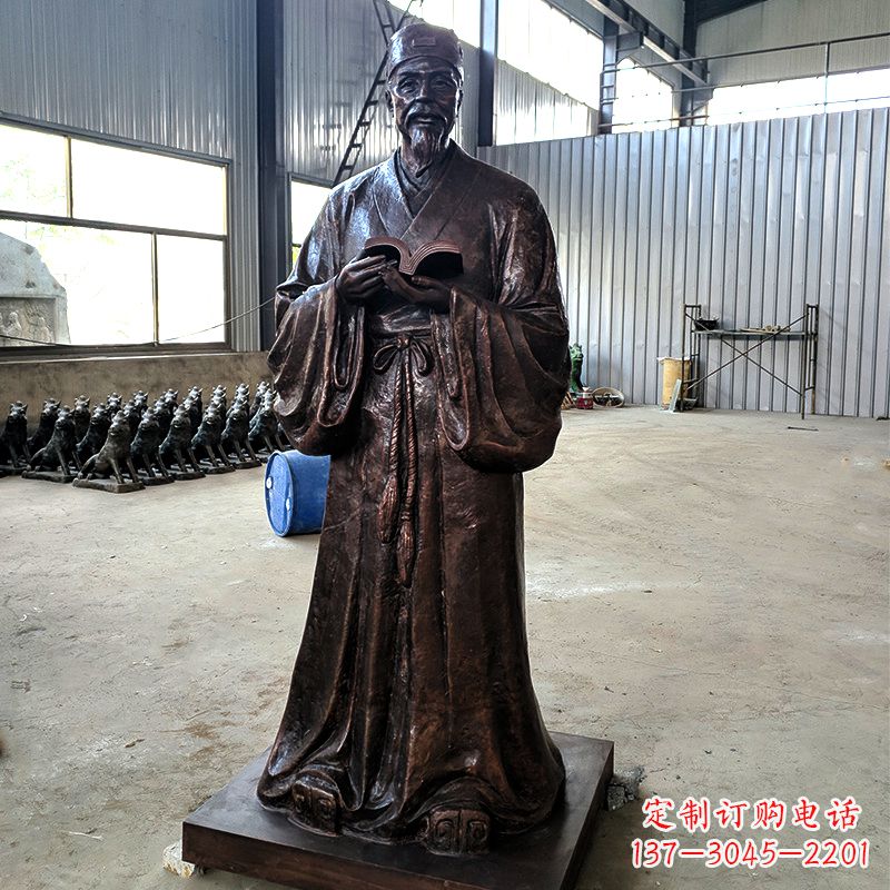 泉州古代名人文学家书画家铸铜苏轼雕塑