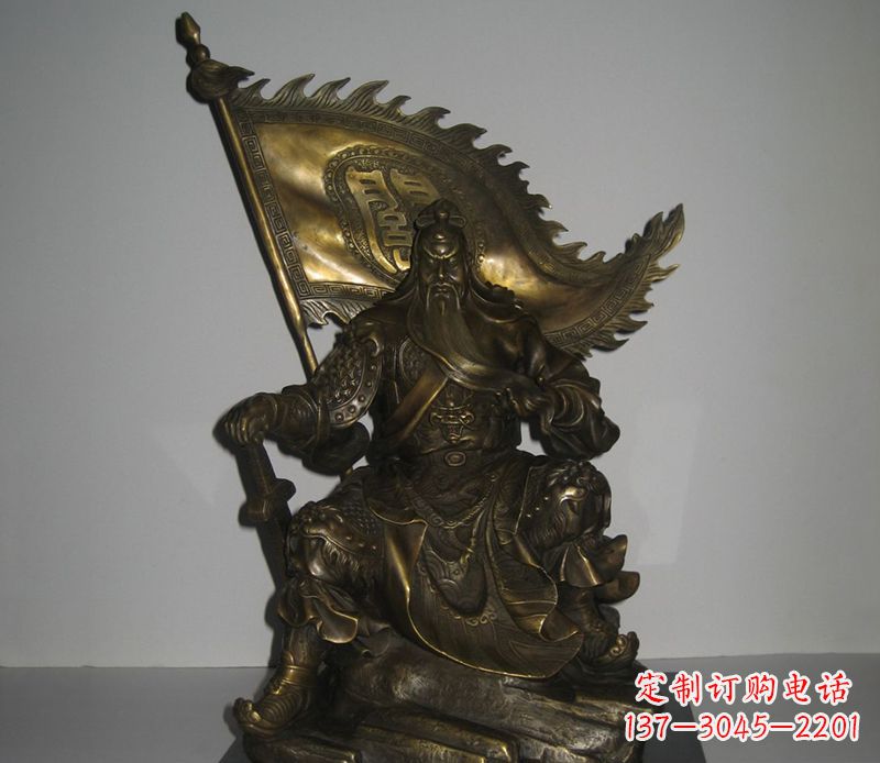 泉州经典传承|古代名人关公铜雕