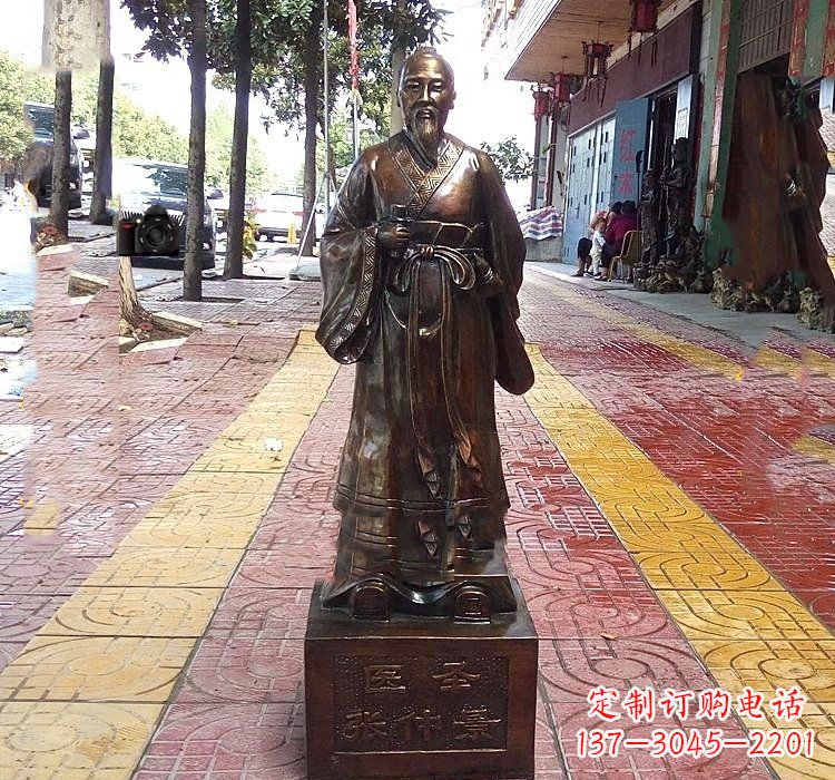 泉州张仲景全新铜雕系列