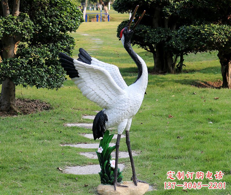 泉州古典仙鹤雕塑,融入神秘风语
