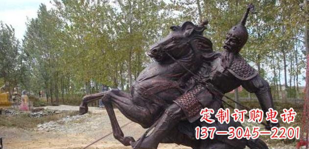 泉州复古骑士马雕塑