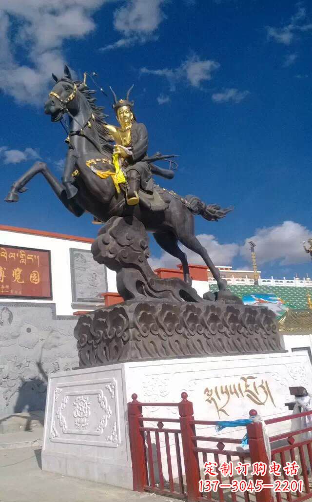 泉州古典骑马人物雕塑
