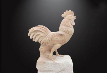 泉州公园动物公鸡石雕