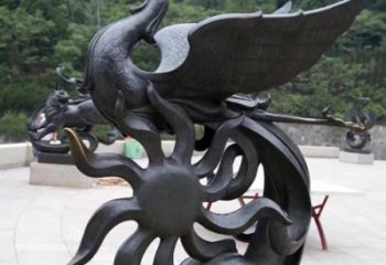 泉州天四灵朱雀神鸟雕塑——象征希望的贵族精神