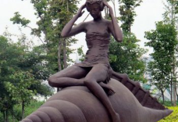泉州海螺姑娘铜雕——让美丽长存记忆