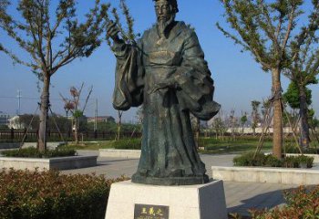 泉州精美大师级铜雕——王羲之雕像