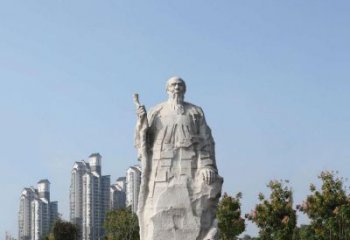 泉州具有历史意义的画家齐白石汉白玉雕像