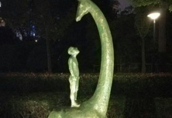泉州壮观绝伦的长颈鹿雕塑