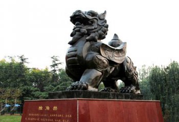 泉州独角兽雕塑，释放公正之美